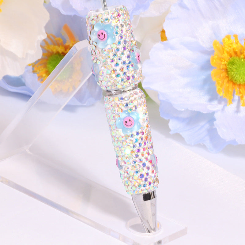 wholesale 3pcs beadable pens DIY Shell Diamond Bead Pen